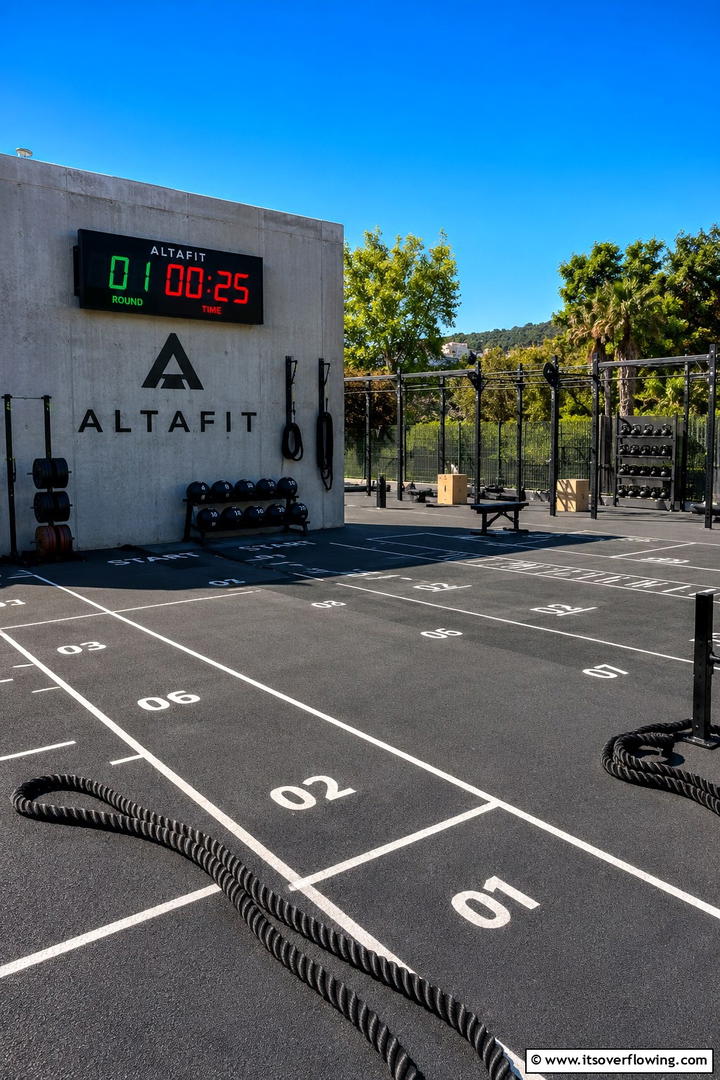 High Intensity Interval Training Space - 30 Outdoor Gym Ideas to Create a Fresh Air Fitness Zone