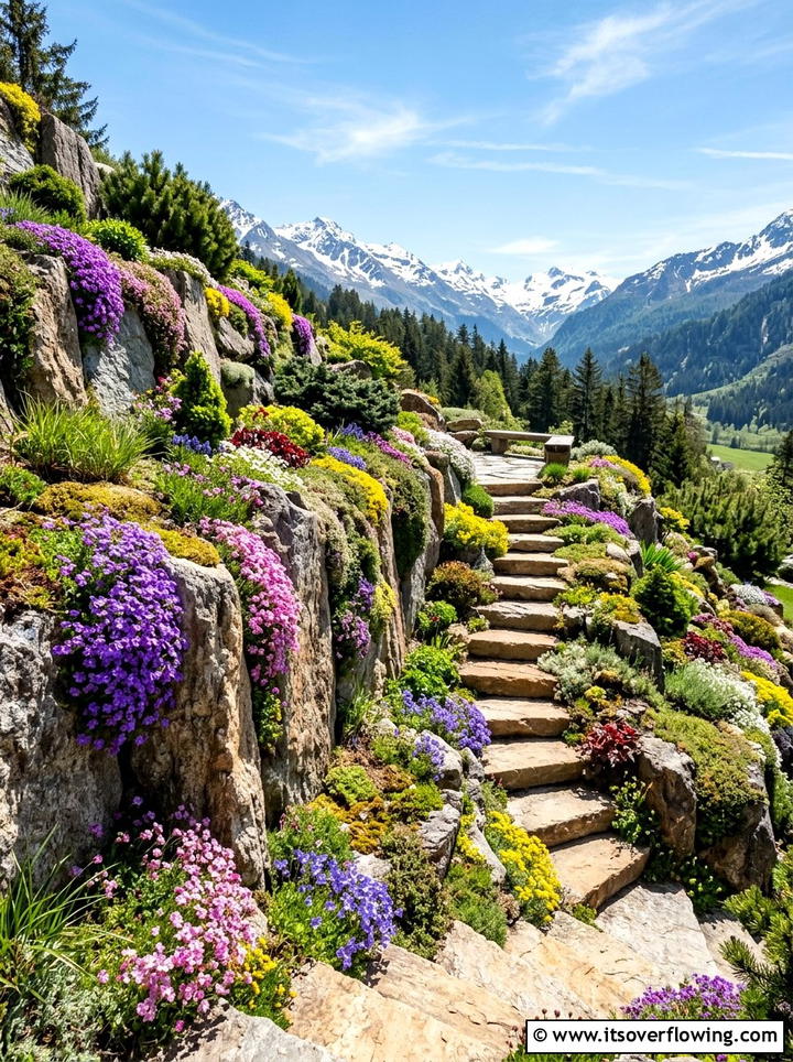 Hillside Rock Garden - 25 backyard ideas with boulder accents
