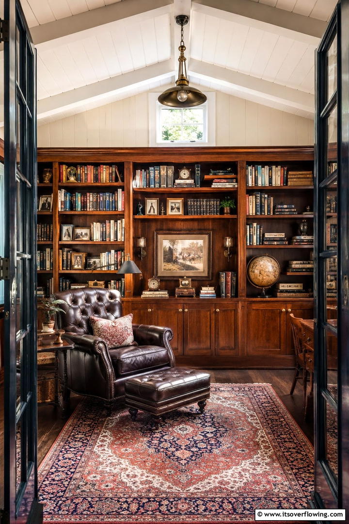 Home Library Nook - 30 She Shed Interior Ideas for Personalized Retreats