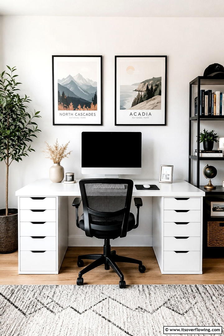 Home Office Inspiration - 50 Minimalist Fall Decor Ideas to Upgrade Spaces Now