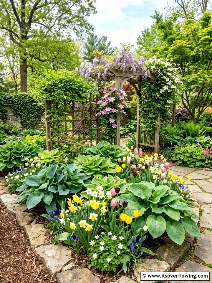 Hosta companion planting - 25 garden ideas with hostas