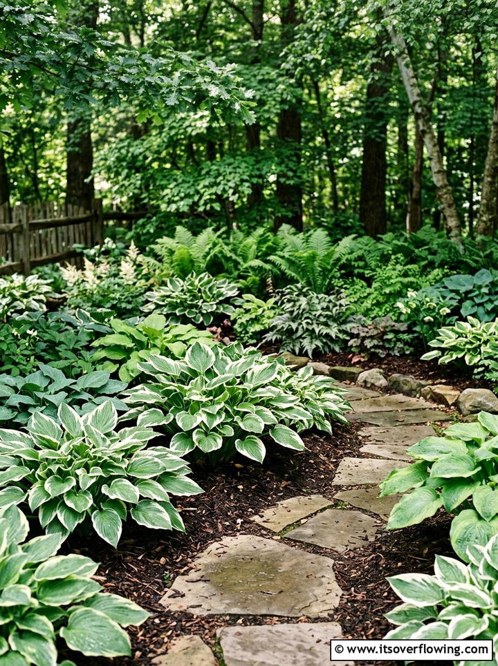 Hosta shade garden - 25 garden ideas for clay soil