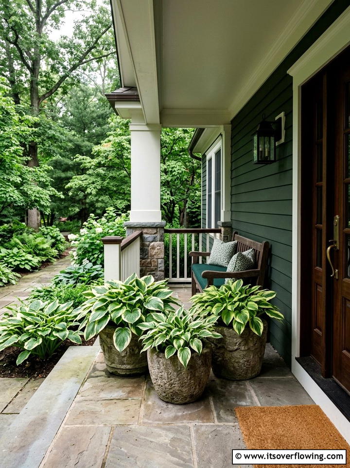 Hostas For North Facing Porch - 25 front porch ideas with low maintenance plants