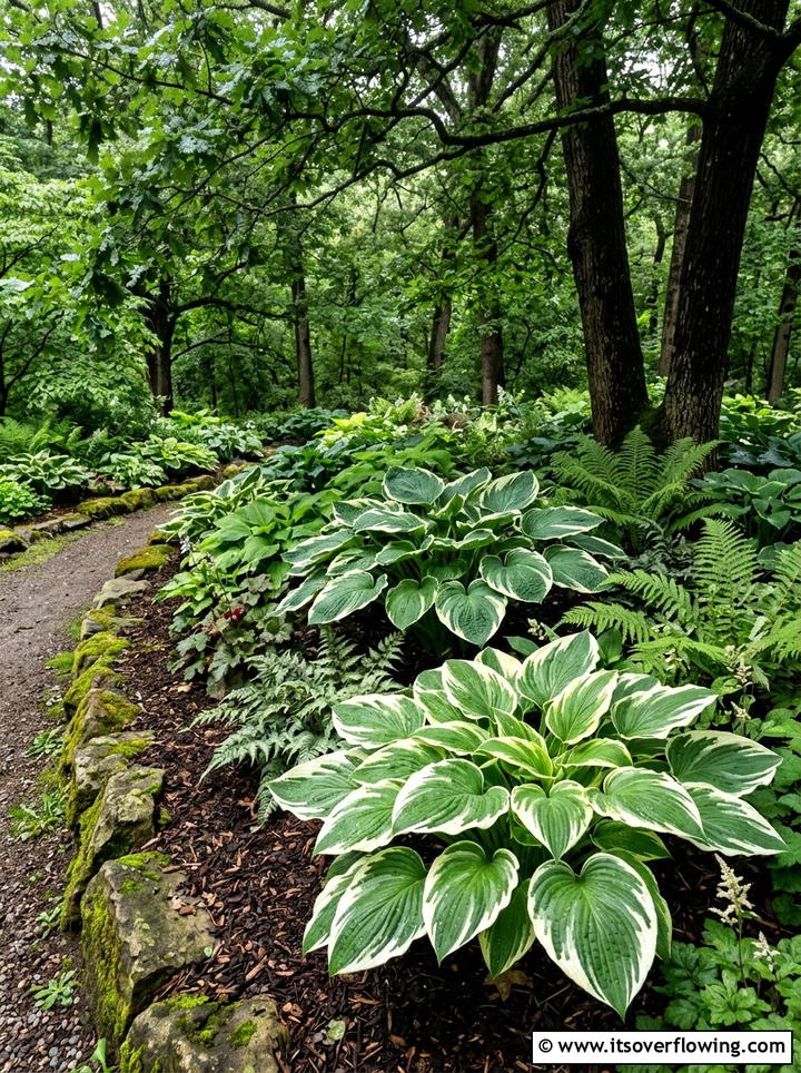 Hostas For Shade - 25 backyard ideas with border plants