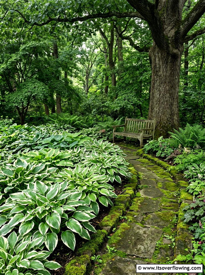 Hostas For Shady Borders - 25 garden ideas with border plants