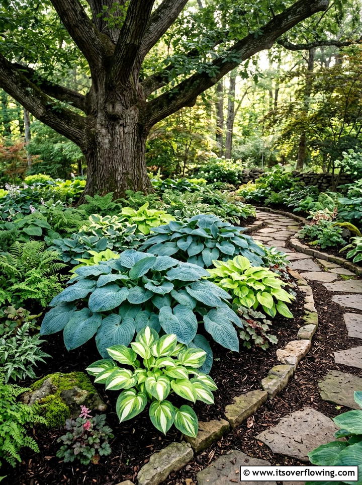 Hostas In Shade Garden - 25 garden ideas for shade