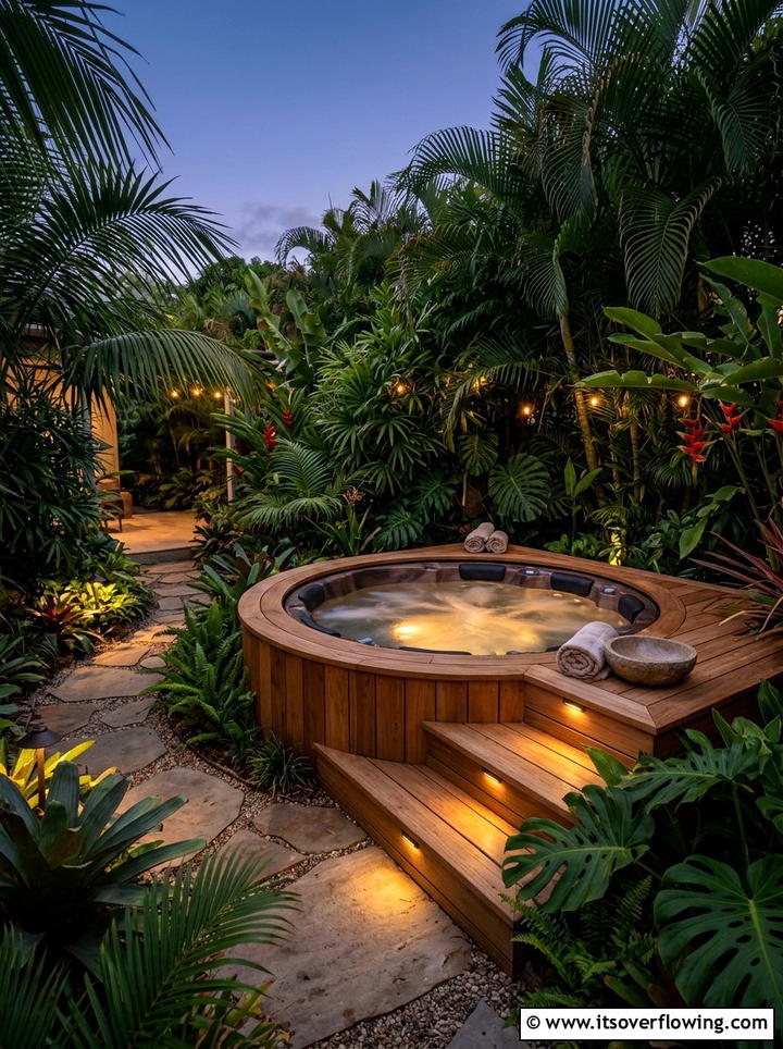 Hot Tub - 25 backyard ideas