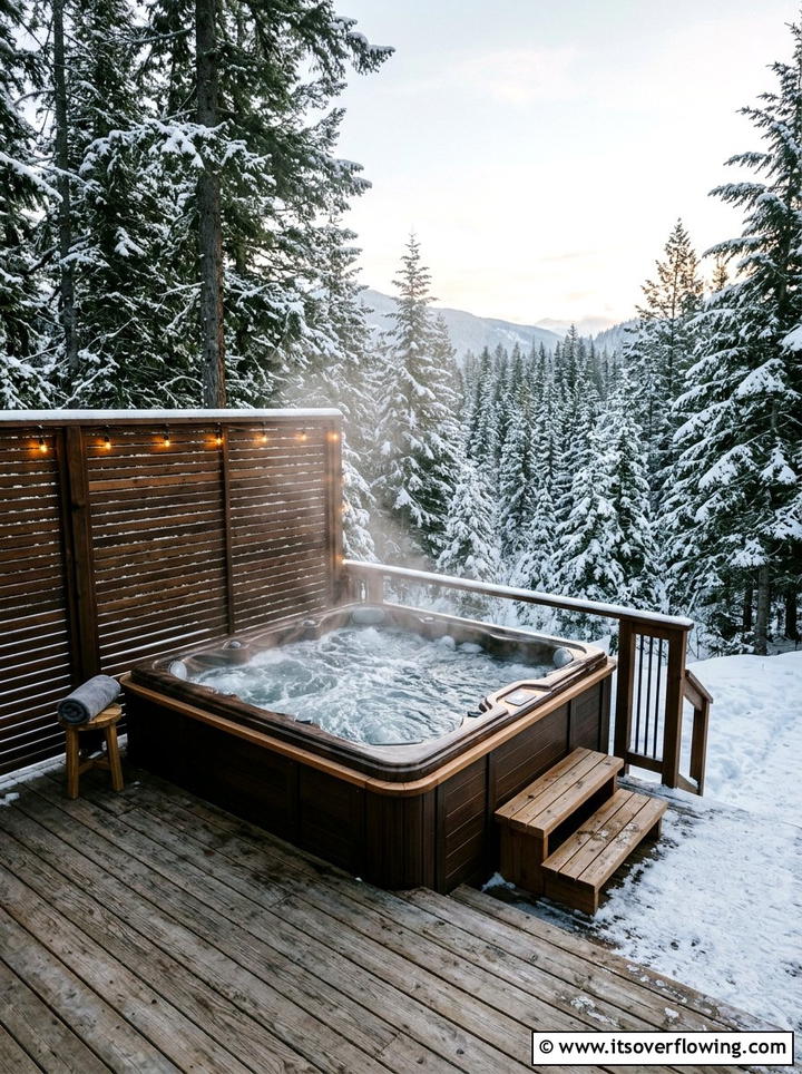 Hot Tubs - 25 backyard ideas for year round use