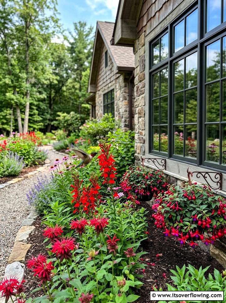 Hummingbird Garden - 25 cheap garden ideas with perennials