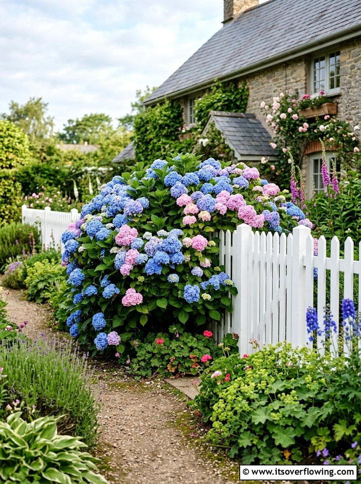 Hydrangea Shrub - 25 cheap garden ideas with cuttings