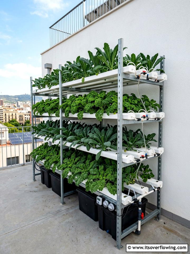 Hydroponic Gutter Setup - 25 upcycled garden ideas with rain gutters
