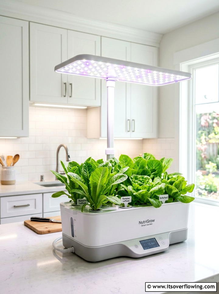 Hydroponic Indoor System - 25 small garden ideas for apartments