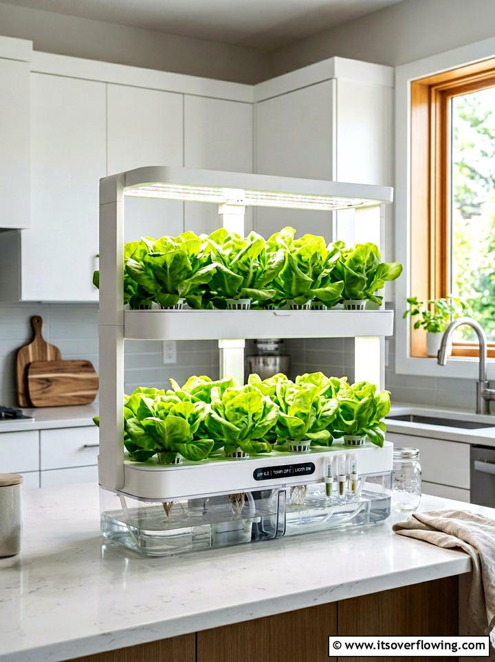 Hydroponic System - 25 garden ideas for apartments