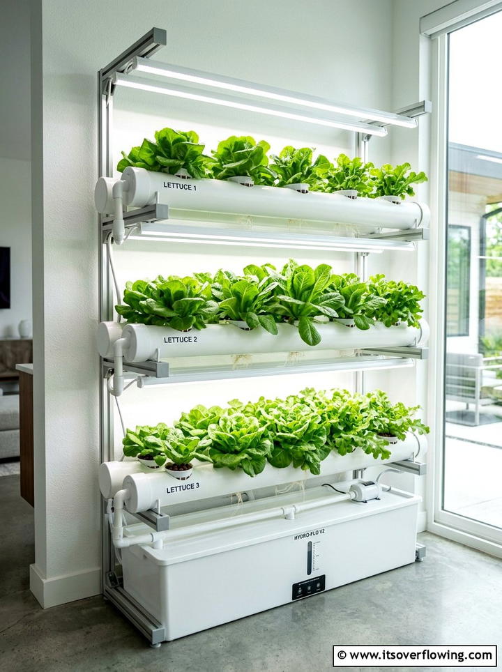 Hydroponic Vegetable Garden - 25 small garden ideas with vegetables