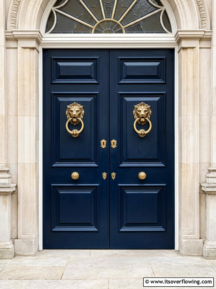Identical Door Hardware - 25 front porch decor ideas with symmetrical layout