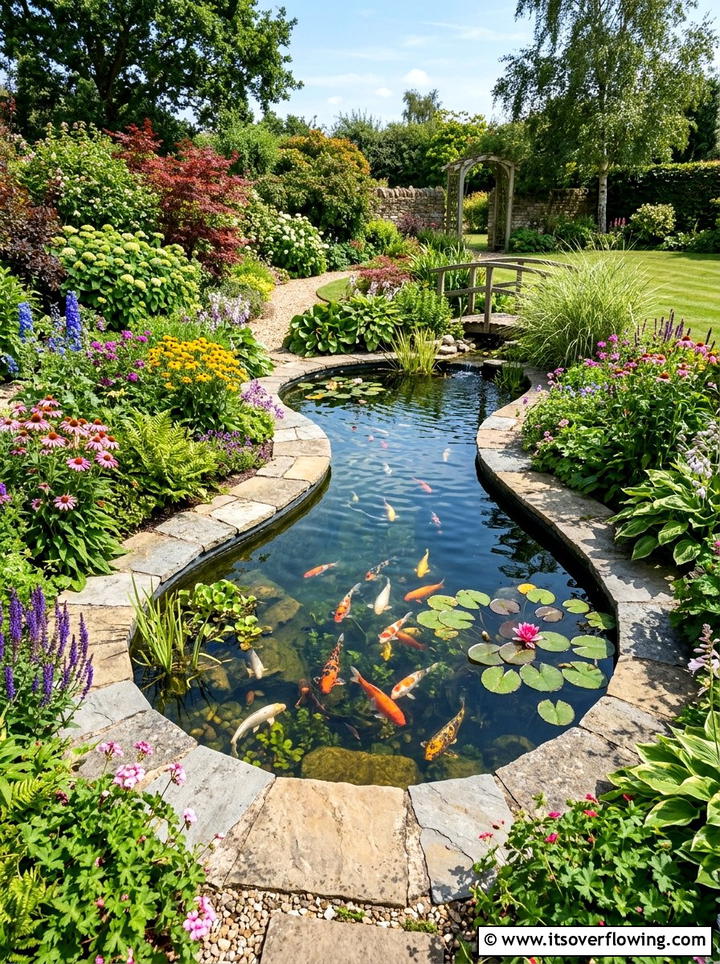 In Ground Pond Liner - 25 creative garden ideas with mini ponds