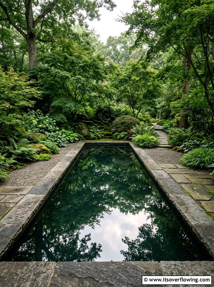 In Ground Reflecting Pool - 25 small garden ideas with water feature