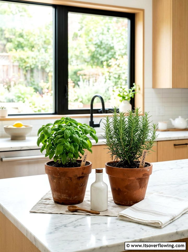 Indoor Herb Garden - 25 garden ideas for apartments