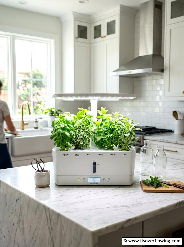 Indoor Hydroponic Garden - 25 creative garden ideas with container vegetables