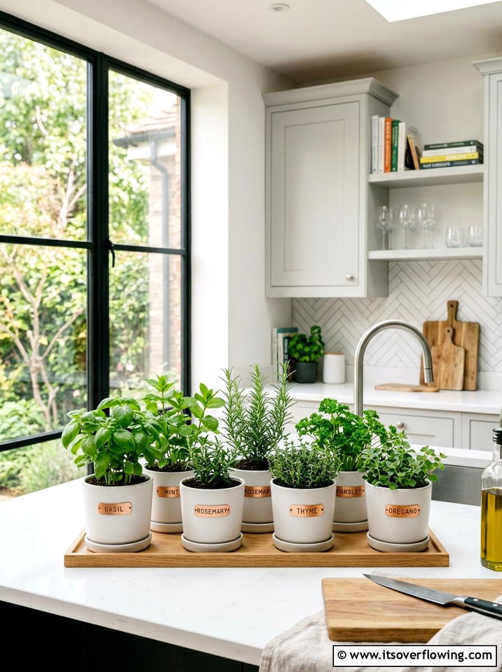 Indoor herb garden kitchen - 25 creative garden ideas for urban homes