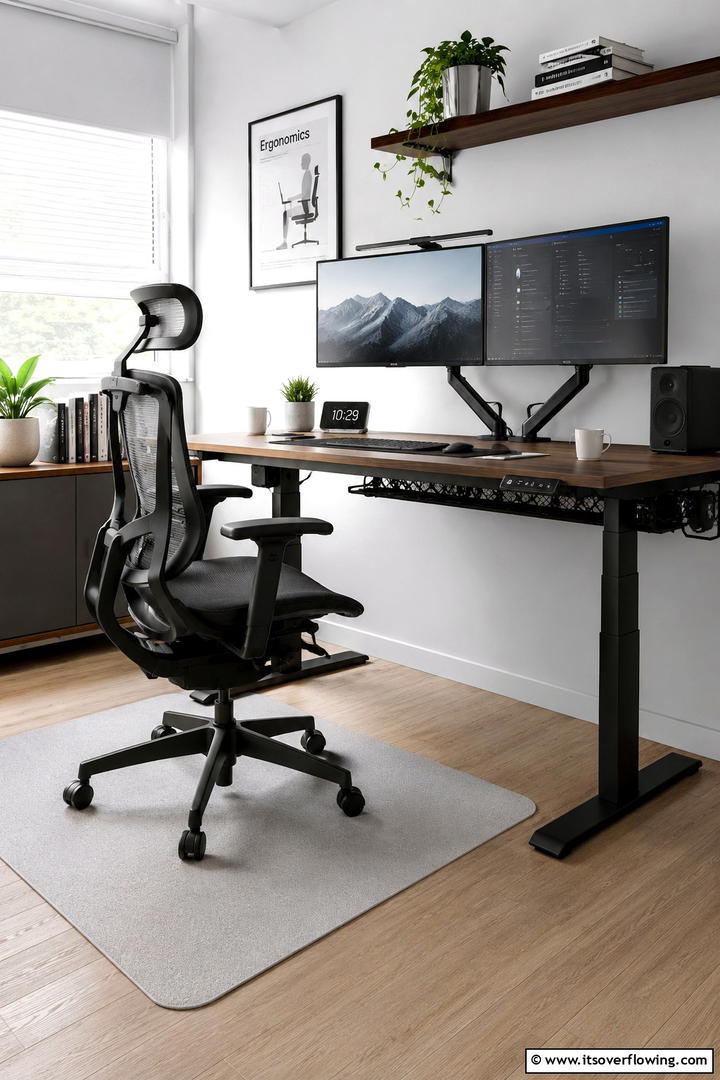 Industrial Loft Study - 30 Study Room Ideas to Boost Focus and Productivity at Home