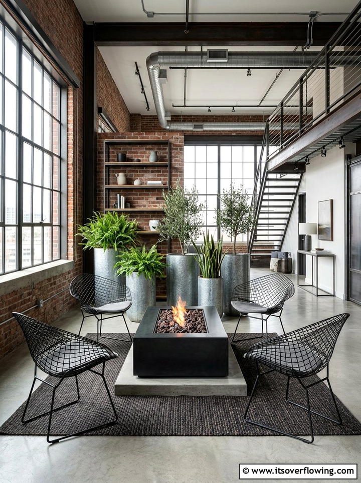 Industrial Metal Accent Space - 25 backyard ideas for rental homes