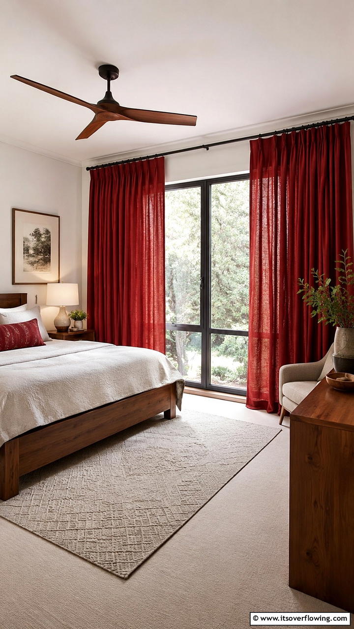 Industrial Red and Black Theme - 20 Red Boy Room Ideas for a Fun and Energetic Space