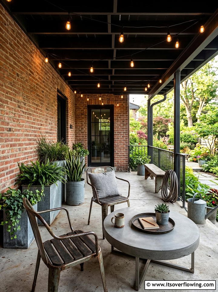 Industrial porch decor - 25 front porch decor ideas