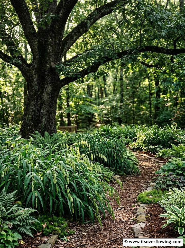 Inland Sea Oats Shade Garden - 25 garden design ideas with native grasses