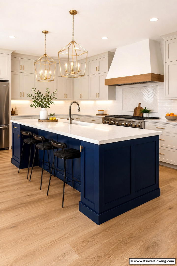 Innovative Color Contrasts - 30 Scandinavian Kitchen Ideas- Minimalist & Cozy Designs