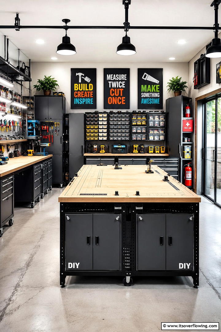 Innovative DIY Workshop - 30 Teen Hangout Room Ideas for Modern & Functional Spaces