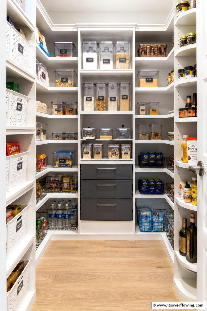 Innovative Pantry Organizers - 30 Snack Storage Ideas for Organized Kitchen Pantries