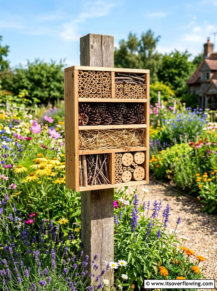 Insect Hotel - 25 garden ideas for wildlife