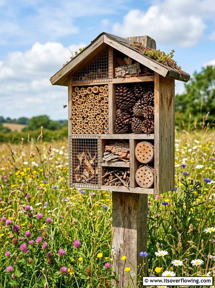 Insect hotel - 25 creative garden ideas with kids garden zone