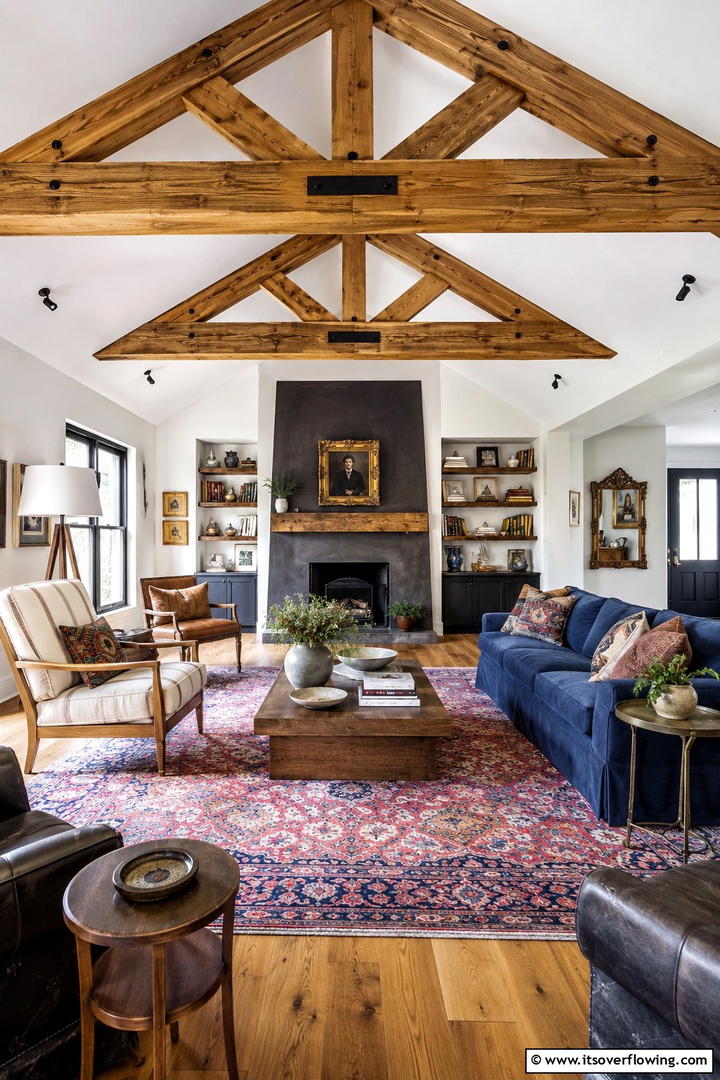 Inspiring DIY Beam Projects - 30 Vaulted Ceiling Ideas with Beams for Dramatic Room Designs