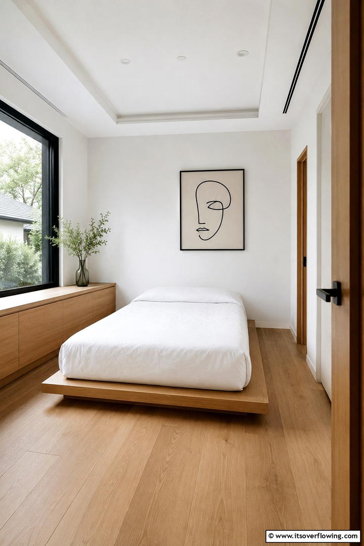 Inspiring Minimalist Decor - 30 Space-Saving Small Guest Bedroom Ideas for Cozy Comfort