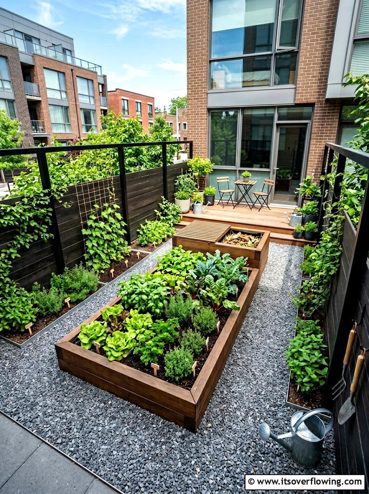Integrated Raised Bed Composter - 25 garden ideas with compost bins