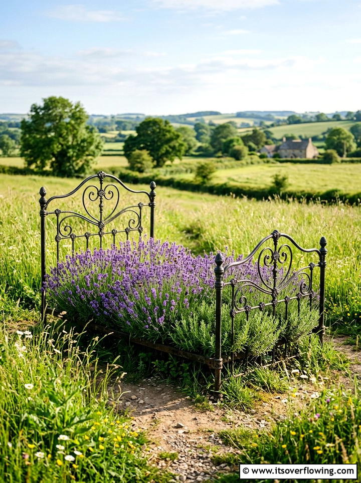 Iron Bed Frame Garden - 25 reusing old things ideas for seasonal garden decor