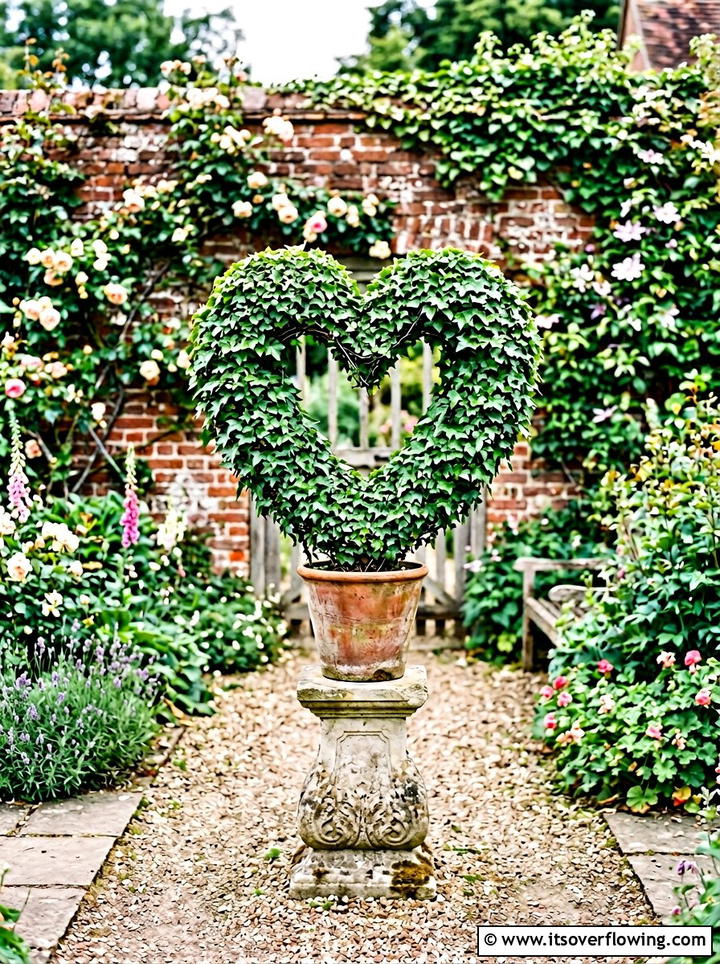 Ivy Topiary On Wire Frame - 25 garden decor ideas with topiary
