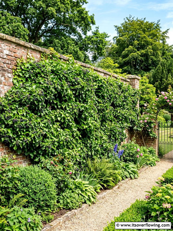 Ivy Wall - 25 garden ideas for wildlife