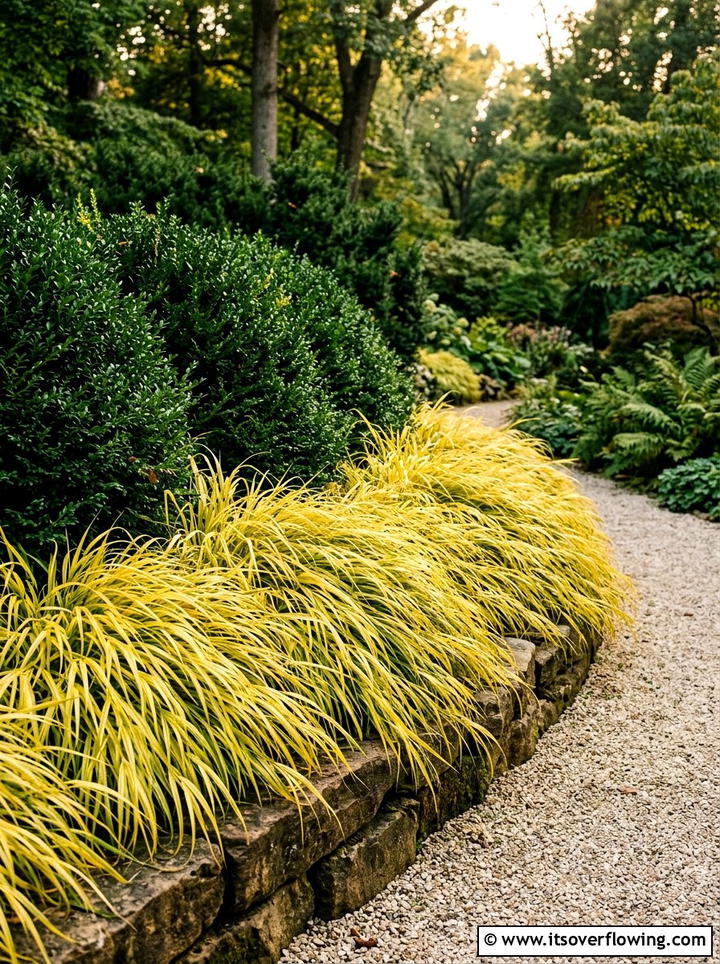 Japanese Forest Grass - 25 garden ideas for shade