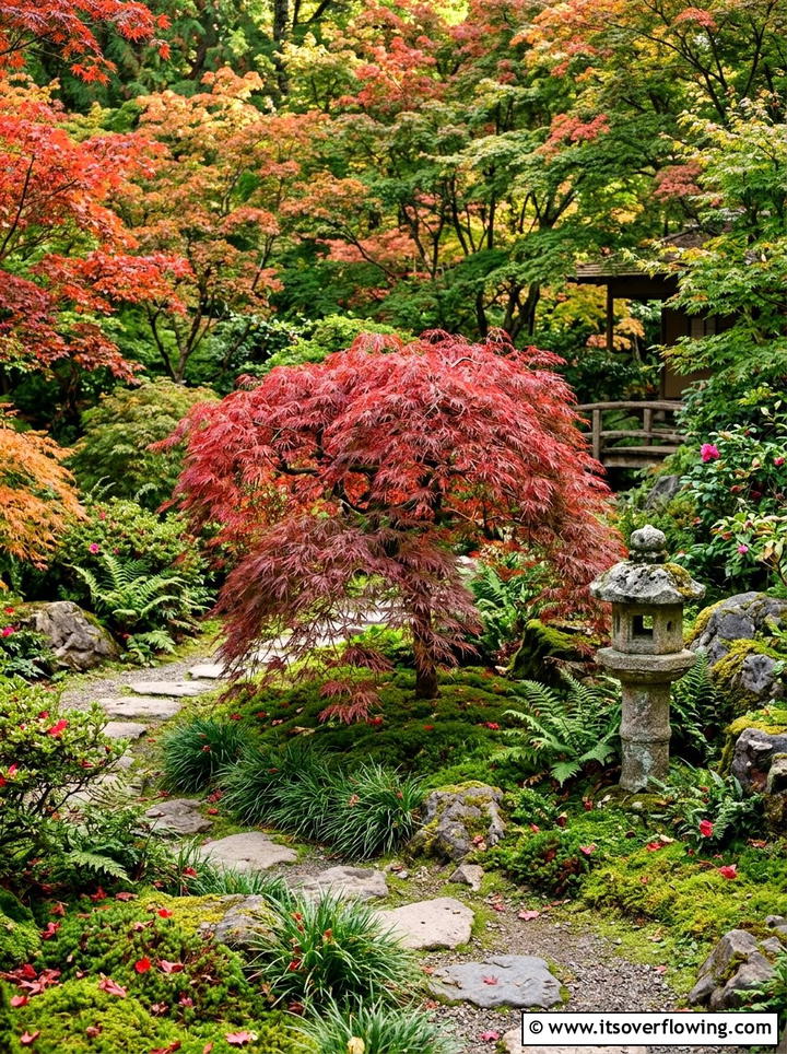 Japanese Maple Garden - 25 garden ideas for shade