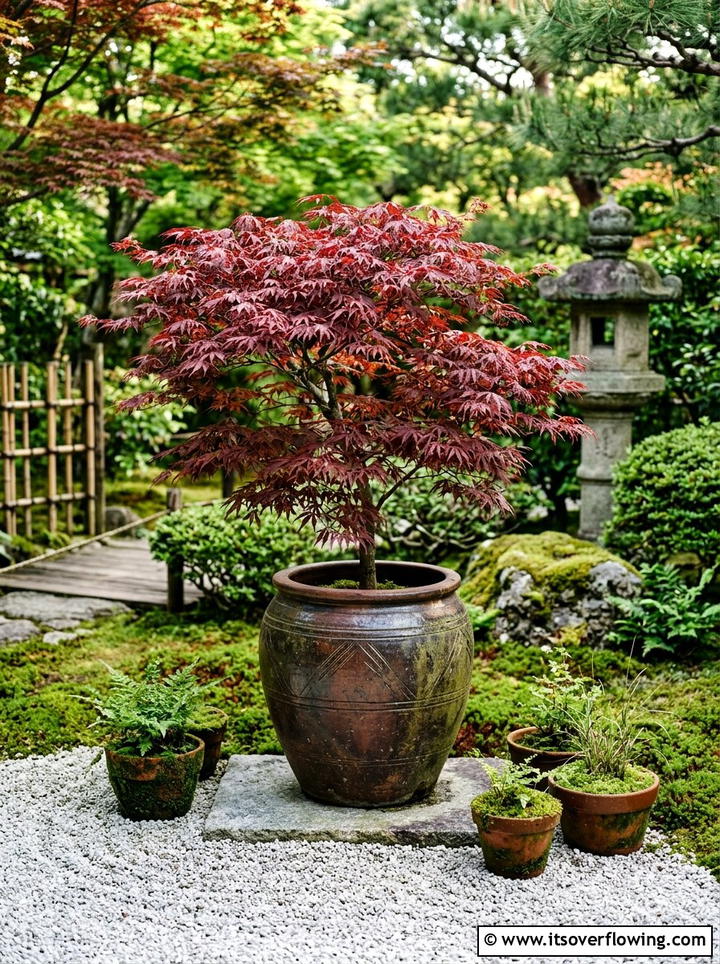 Japanese Maple In Large Pot - 25 garden design ideas with container clusters