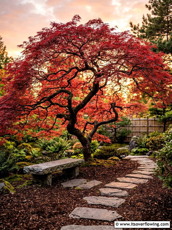 Japanese Maple Tree - 25 garden ideas for peace and relaxation