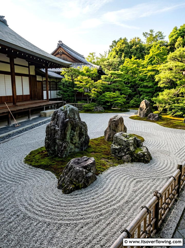Japanese Rock Garden - 25 backyard decorating ideas with zen retreat vibe