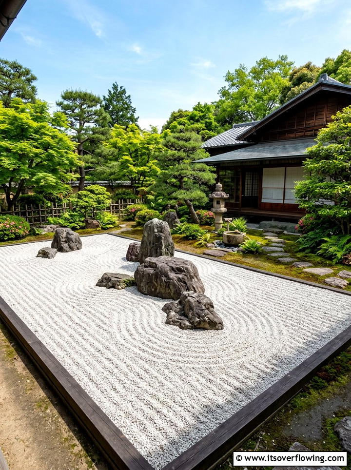 Japanese Rock Garden - 25 backyard ideas with zen style