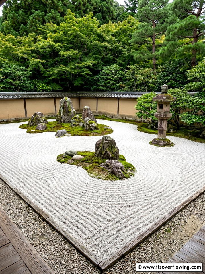 Japanese Zen Garden - 25 backyard ideas with no grass