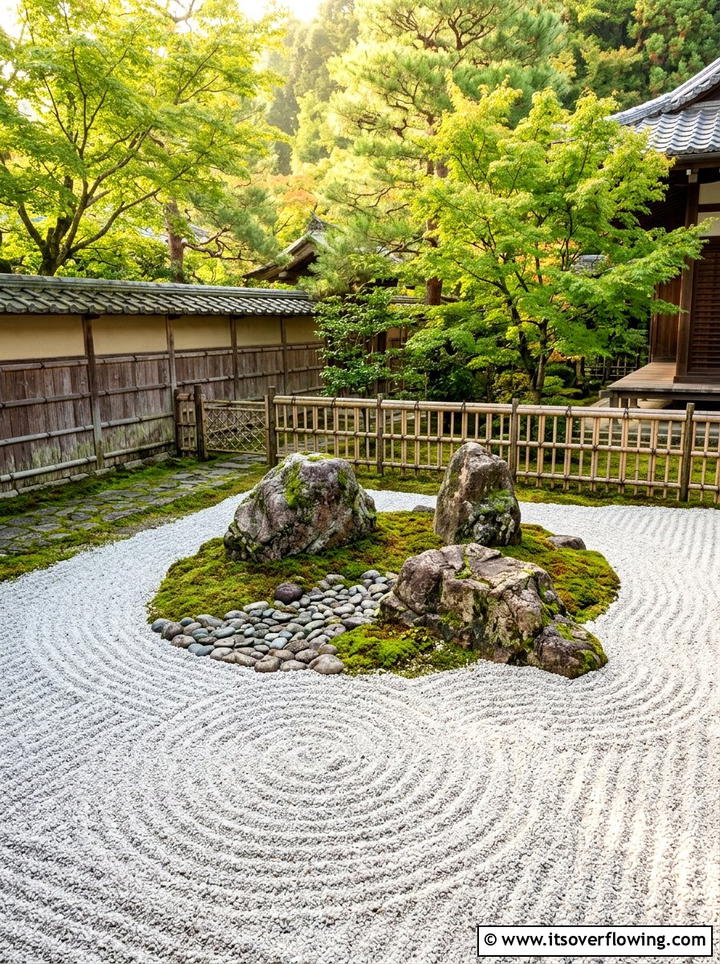 Japanese Zen Garden - 25 garden decor ideas for large gardens