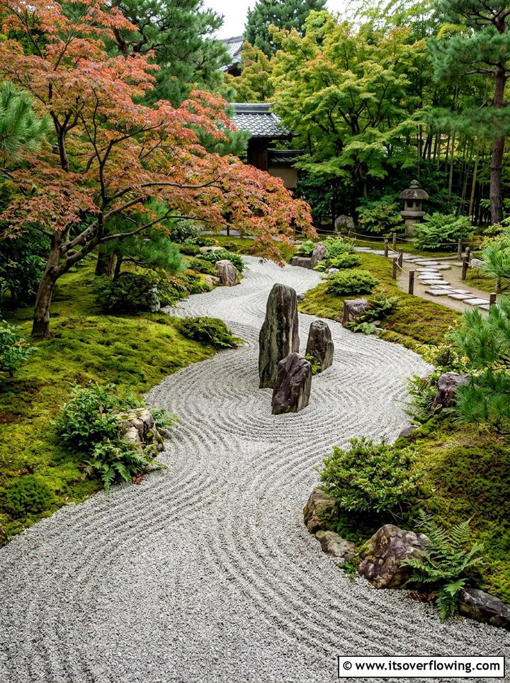 Japanese Zen Garden Dry Creek - 25 backyard ideas with dry creek bed