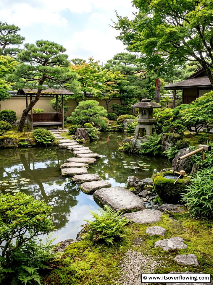 Japanese Zen Pond - 25 backyard ideas with pond